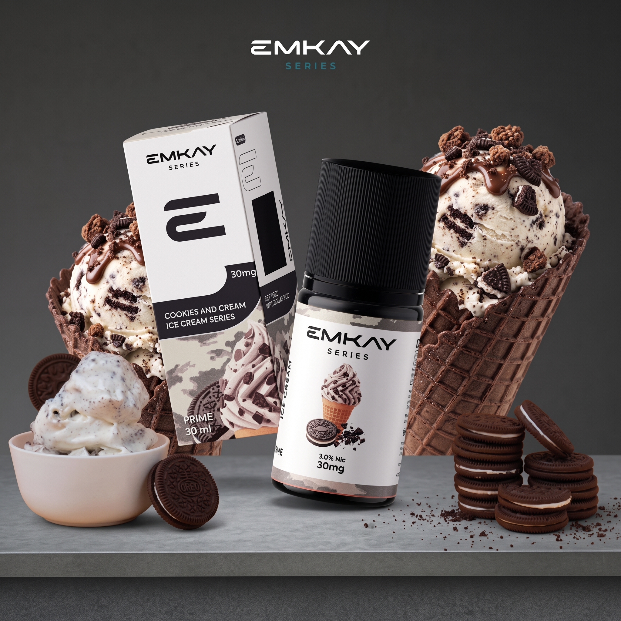 Emkay Ice Cream Cookies & Cream Prime