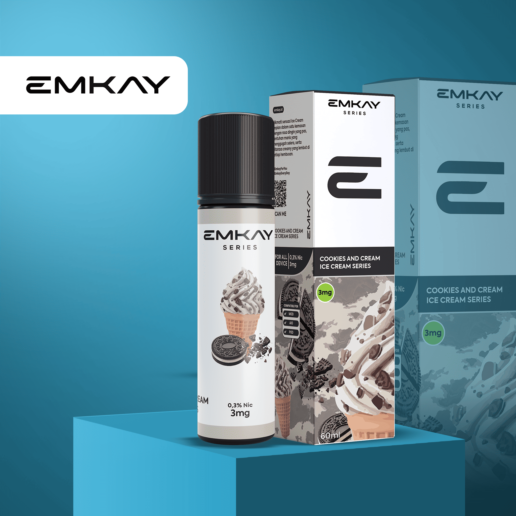 Emkay Ice Cream Cookies & Cream  Freebase