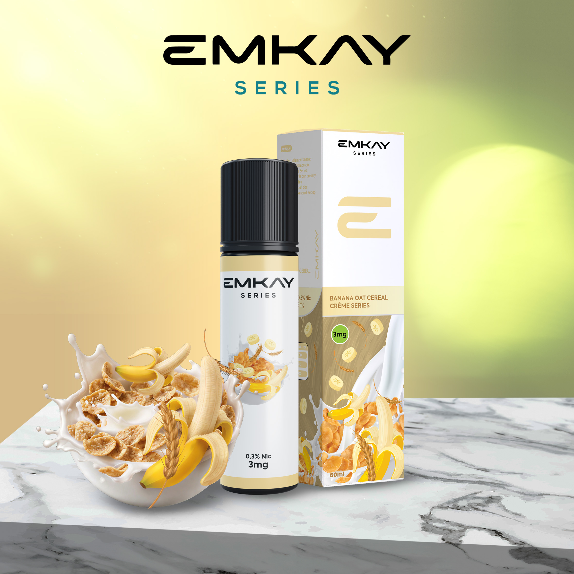 Emkay Creme Freebase Banana Oat Cereal