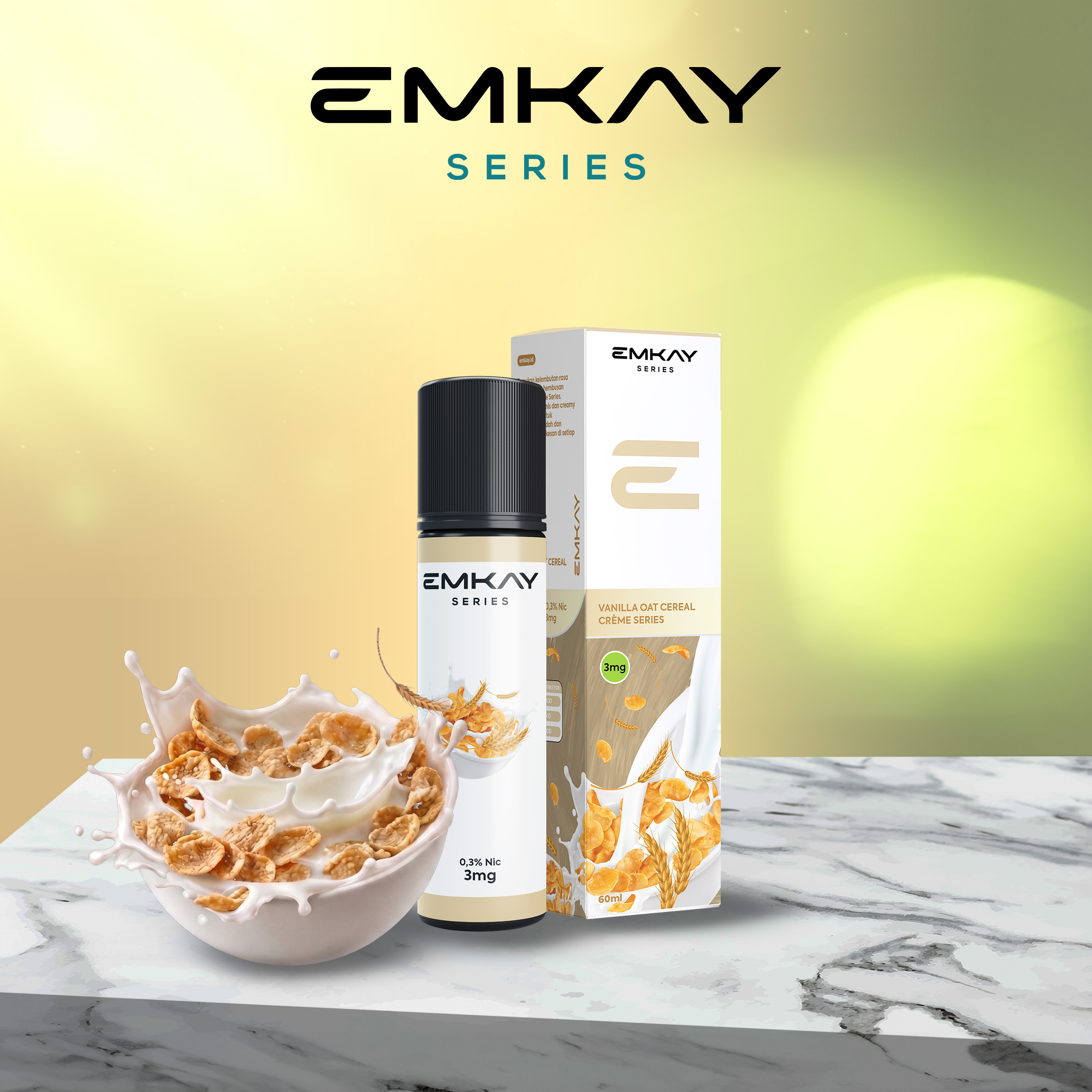 Emkay Creme Freebase Vanilla Oat Cereal