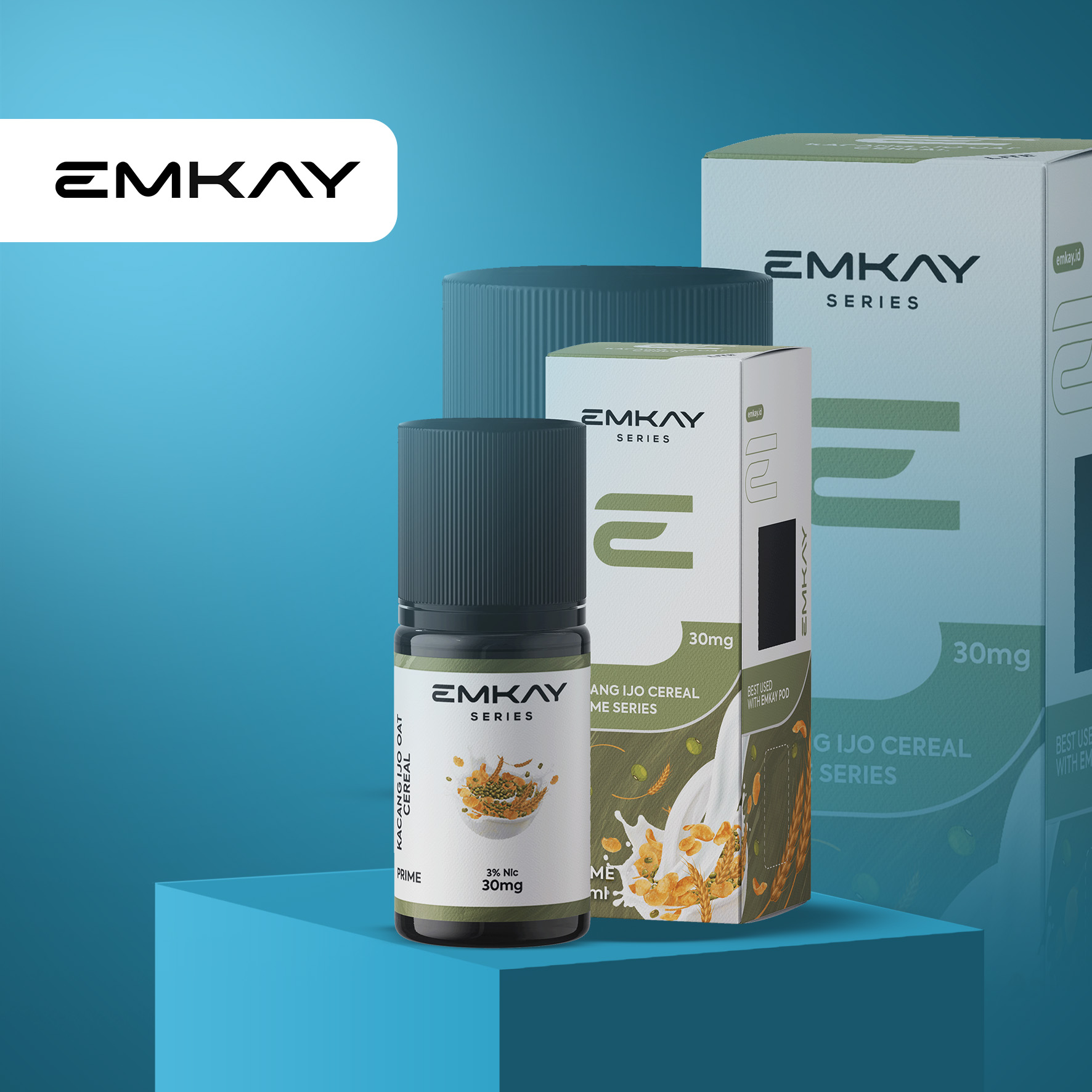 Emkay Creme Kacang Ijo Oat Cereal Prime
